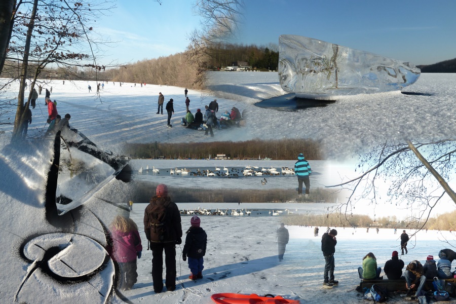 Heider Bergsee im Winter
