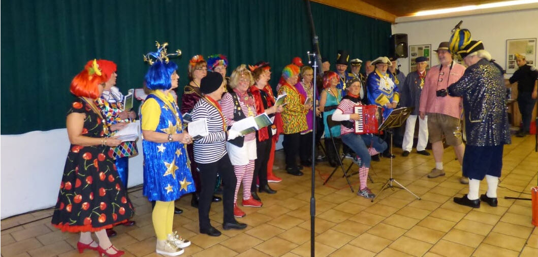 MS Schützenhalle Vochem 23.01.2020 Ordenübergabe an den Organistor J. Rudolf